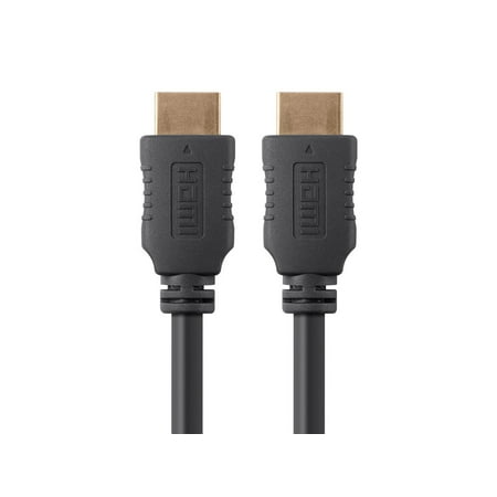 Monoprice High Speed HDMI Cable - 10 Feet - Black, 4K@60Hz, HDR, 18Gbps, YUV 4:4:4, 28AWG - Select