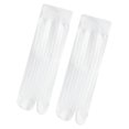 thumbnail image 5 of Ribbed Split-Toe Cotton Socks for Women Middle Calf Two Toe Separator Breathable Spring Autumn Sports Anti-Slip Design, 5 of 8