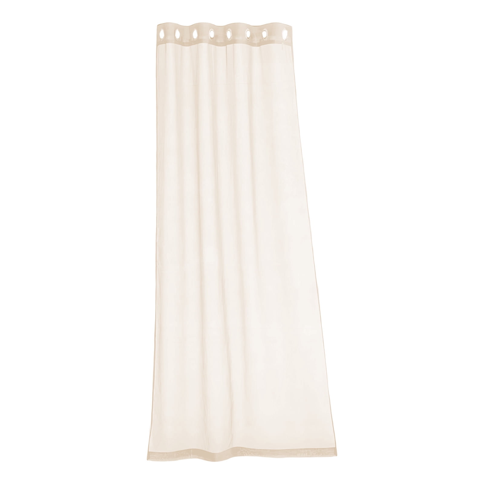 Xhegex Waterproof Outdoor Curtains for Patio, Light Filtering Privacy Weatherproof Grommet Outside Curtains for Porch, Pergola, Cabana, 1 Panel, 52W x 84L inch, Champagne