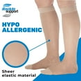 thumbnail image 6 of Absolute Support Maternity Compression Stockings 15-20mmHg - Beige, Medium, 6 of 10