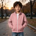 thumbnail image 5 of JZEJING Boys Fall Jacket Stand Collar Long Sleeve Lightweight Zip up Coat with Pocket Kids Clothes Boys, 5 of 6