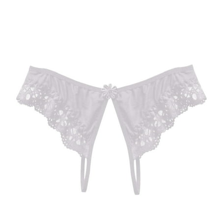 Lace Bikini Panties Pack Lane Dress 18 20 Women Panties Open File Slit Sex Lace Thong Low Waist Panties