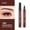 Red, variant on KeirineCC Eyebrow Pen - Eyebrow Pencil Eye Brow Pencils for Women with 4-Fork-Tip and Spoolie Brush Create Natural Hair-Like Defined Brows, Last All-Day, Wine