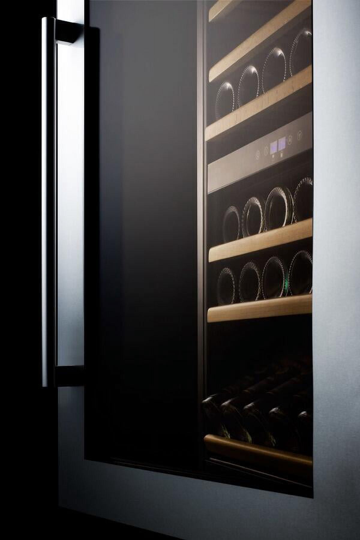 Summit 24-Inch 59 Bottle Built-In Dual Zone Wine Cellar / Cooler
