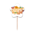 thumbnail image 1 of Luz de otoño temporada ilustración Selección de pastelitos Star lable Flag en palillos de dientes, 1 of 3