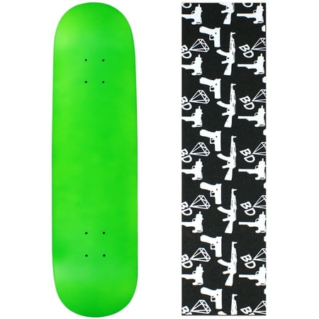 Skateboard Deck Pro 7-Ply Canadian Maple NEON GREEN With Griptape 7.5  - 8.5 price history on PriceWatchPro
