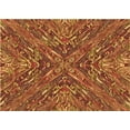 thumbnail image 1 of Ahgly Company Machine Washable Indoor Rectangle Transitional Orange Area Rugs, 2' x 3', 1 of 7
