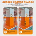 thumbnail image 4 of Protectores de pared (2 unidades): protectores de esquinas de goma de alta visibilidad para estacionamientos y almacenes con características de seguridad reflectantes., 4 of 8