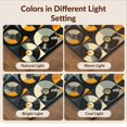 thumbnail image 7 of Design&I 8'x10' Washable Area Rug Extra Large Skid-Resistant Low Profile Record Vintage Music Vinyl Disc Guitar Musical Notes Cd Shape for Living Room, Family, 7 of 7