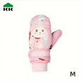 thumbnail image 1 of 1 par de guantes de esquí para niños, guantes de invierno cálidos para mantener al bebé, guantes impermeables y resistentes al frío para jugar en la nieve, 1 of 4