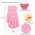 thumbnail image 3 of Kids Thermal Cable Knitted Gloves Wool Fleece Lined Mittens for Cold Weather, Winter Warm Gloves for Boys Girls 5-12 Years, 3 of 6