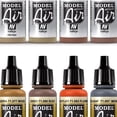 thumbnail image 7 of Vallejo Paints: Model Air Color Set - Metallic Effects - 16 Paint Colors - 18ml (.60oz) Bottles, Acrylics For Modeling & Miniatures, Opaque, Hobby, 7 of 7