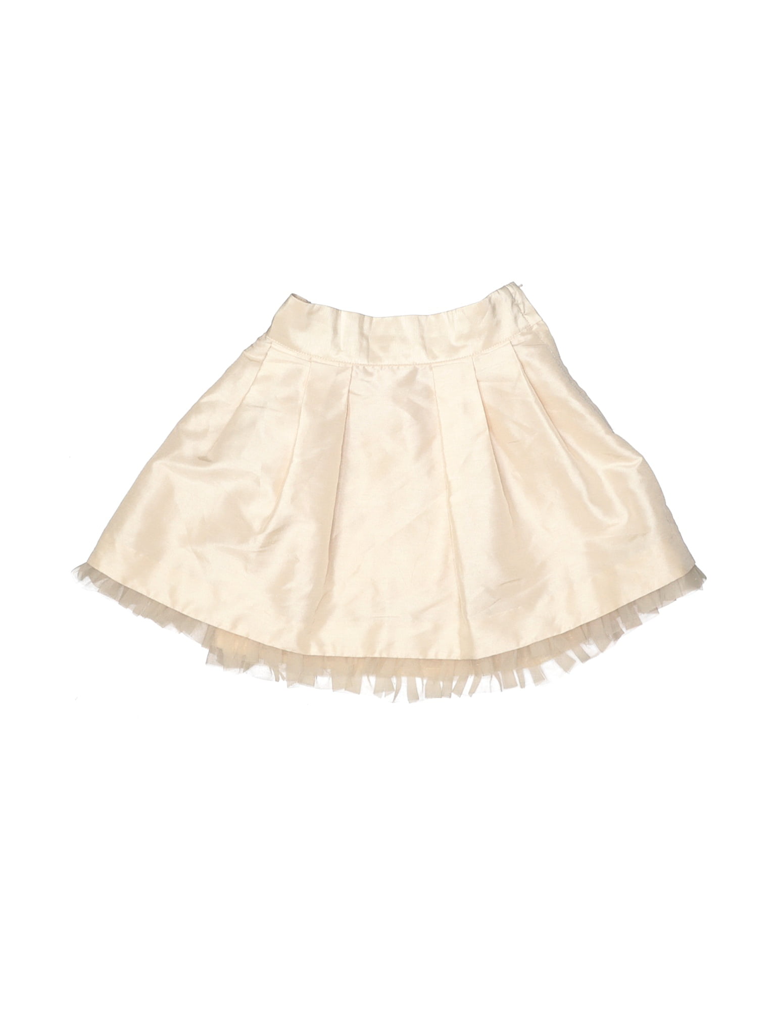 MaeLi Rose Ruffle Demin Skirt and Overlay Bubble Top 6/6X 