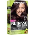 thumbnail image 4 of Garnier Nutrisse Ultra Nourishing Hair Color Creme, BL 26 Reflective Auburn Black, 1 Kit, 4 of 13