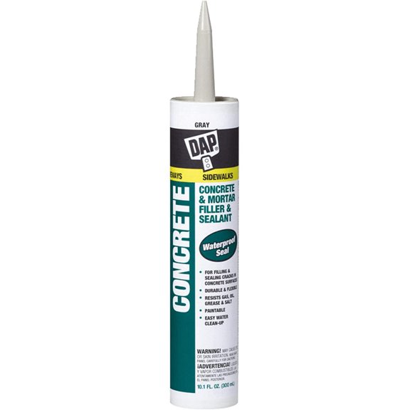 DAP 18096 10.1 oz, Gray Concrete & Mortar Filler & Sealant - Quantity 8