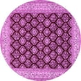 thumbnail image 1 of Ahgly Company Indoor Round Persian Pink Traditional Area Rugs, 3' Round, 1 of 4