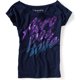 thumbnail image 1 of Camiseta gráfica Aeropostale Aero Animal Dolman para mujer Azul extragrande, 1 of 1