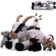thumbnail image 1 of Set de juguetes de peluche HyDren Goat de 45 cm con 4 niños de peluche para niños, 1 of 6