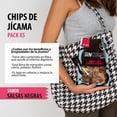 thumbnail image 4 of SIN CULPA Snacks Saludables | Chips de Jicama Horneada Sabor | Botanas Saludables y Crujiente | Keto, Vegano, Si Gluten | 5 Pack de 120g | Papas Deshidratadas | Sabor Salsas Negras, 4 of 7