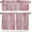 Cherry Pink White, variant on Christmas Blue Kitchen Curtains and Valances Set, Rod Pocket Curtains Tier Farmhouse Window Curtains 36 Inch Length, Winter Ombre Snowflake Vintage 3 Piece Kitchen Curtains Set