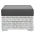 thumbnail image 2 of Modway Convene Outdoor Patio Ottoman in Light Gray Charcoal, 2 of 6