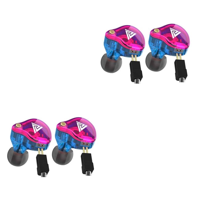 Moyic Auriculares VK4 de 3,5 mm con cable en la oreja Auriculares HIFI con cancelación de ruido con micrófono Deportes Video Tabletas para Vistoso 1.2 m 2Conjunto