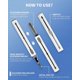 thumbnail image 2 of Kit de limpieza de auriculares Bluetooth para Airpods, bolígrafo de limpieza multifunción 3 en 1 para Airpods Pro, herramientas de limpieza portátiles compatibles con Lego Huawei Sam, 2 of 5