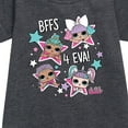 thumbnail image 2 of LOL Surprise! Dolls - BFFS 4 EVA - Besties - Toddler & Youth Girls Fleece Dress, 2 of 4