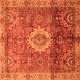 thumbnail image 1 of Ahgly Company Indoor Square Oriental Orange Modern Area Rugs, 8' Square, 1 of 4