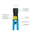 thumbnail image 2 of Outil de Serrage Rj45, Serre-Tête Ethernet, Serre-Tête Rj45, Outil de Passage CAT6 CAT5E, Fil Ethernet, Outils Électroniques Électriques en Acier, 2 of 7