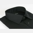 thumbnail image 3 of Mens Mondego 100% Cotton Dress Formal Classic shirt Long Sleeves sn300 black New, 3 of 5