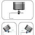 thumbnail image 7 of YIEMEEN Metal Projector Wall Bracket 360 Full Rotation Adjustable Angle Installation, 7 of 7