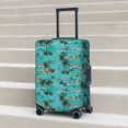 thumbnail image 4 of Cauagu Hawaii Palms Print Travel Luggage Cover,Travel Dust-proof Suitcase Cover Softside Suitcase Protector for 18-32inch,Not Included Suitcase, 4 of 8