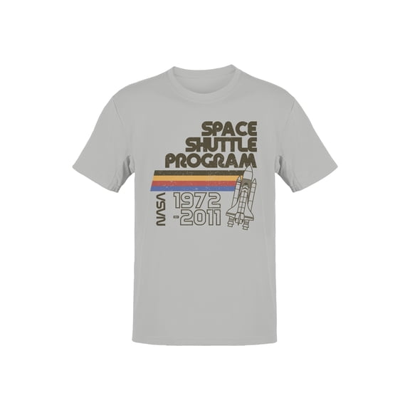 Officially Licensed Nasa Retro Space Shuttle Program Men's T-shirt