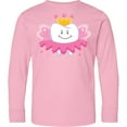 thumbnail image 3 of Inktastic Tooth Fairy Girls Pink Long Sleeve Youth T-Shirt, 3 of 5