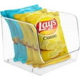 thumbnail image 4 of Sorbus Open Plastic Storage Bins Clear Pantry Organizer Box Bin Containers for Organizing Kitchen Fridge, Food, Snack Pantry Cabinet, Fruit, Vegetables, Bathroom Supplies (4-Pack), 4 of 6