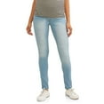 thumbnail image 4 of Times Two Super Soft Underbelly Denim Skinny Five Pocket Maternity Jean, 4 of 5