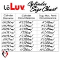 thumbnail image 6 of LeLuv® Premium Ultima Penis Pump, Brass w/ Blue Silicone Grips & Hose | 12" x 4.50" Cylinder, 6 of 6