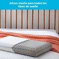 thumbnail image 4 of Almohada Queen Linenspa Memory Foam Bambú Hipoalergénica con Funda Lavable Antibacterial Ventilada, 4 of 5