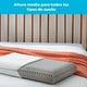 thumbnail image 4 of Almohada Queen Linenspa Memory Foam Bambú Hipoalergénica con Funda Lavable Antibacterial Ventilada, 4 of 5