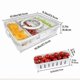 thumbnail image 2 of Divided Serving Tray with Lid,Snackle Box Container, Snack Tray with Lid and Handle,for , Travel, & Picniccnic, 2 of 5