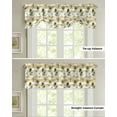 thumbnail image 4 of Tropical Plant Palm Trees In Summer Kitchen Curtains Balcony Adjustable Roman Blinds Small Short Curtain for Living Room, 4 of 6