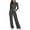 Dark Gray, variant on 2 Piece Lounge Set Women Ribbed Knit Tracksuit Long Sleeve Crop Tops Flare Pants Solid Color Slim Fitting Sets Pajamas Fall Outfits (Green M)
