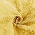 thumbnail image 6 of JIUZHEN Damask Ombre Sheer Curtains for Living Room - Faux Linen Gradient Grommet Voile Curtains for Girls Room Bedroom, 2 Window Curtain Panels, 52 x 84 inches Long， Yellow, 6 of 7