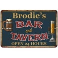 thumbnail image 1 of Brodie's Green Bar & Tavern Rustic Sign Decor 8x12 108120047694, 1 of 1