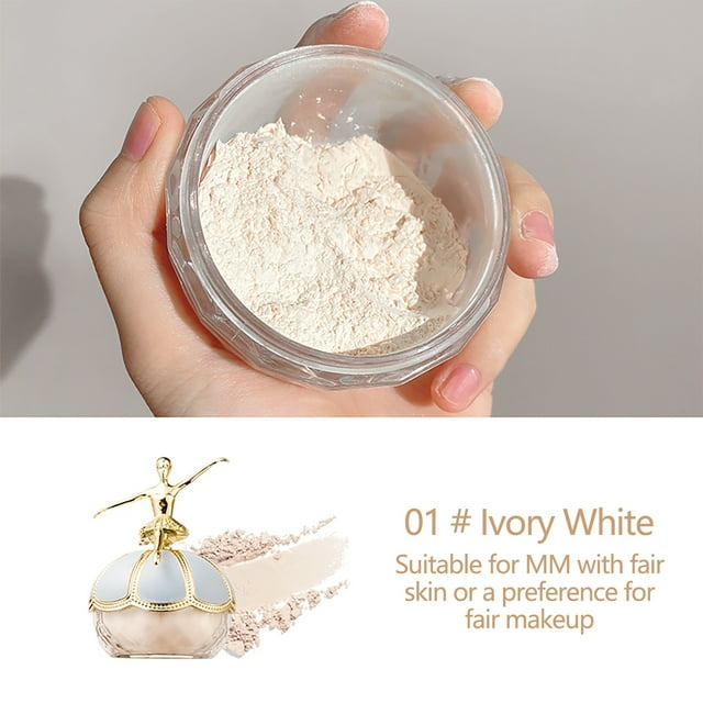RYRDWP Poudre Fixante pour Pores Invisible Contrôle de l'Huile Maquillage