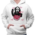 thumbnail image 2 of Ghost Telephone Hoodie Sweatshirt Unisex Large White, 2 of 5