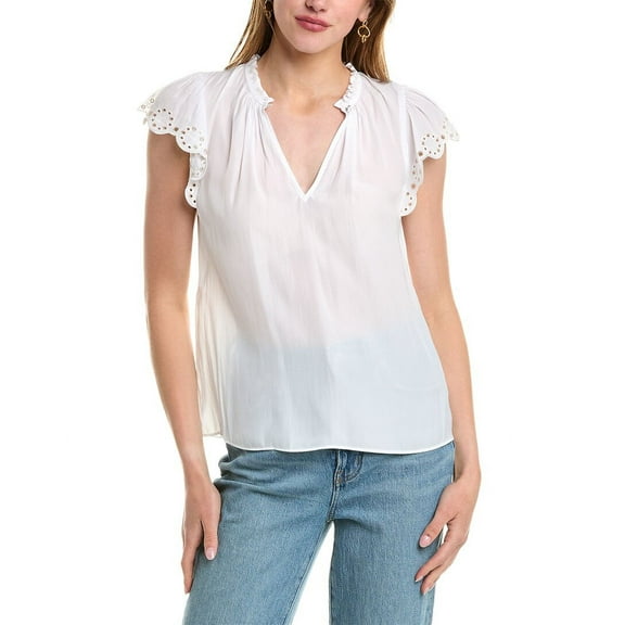 Ramy Brook womens  Hermine Top, xs, White