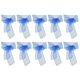 thumbnail image 1 of 10 piezas de faja de organza para silla de banquete, exquisitas fajas para silla para decoración de fiesta de boda, azul real, 1 of 10