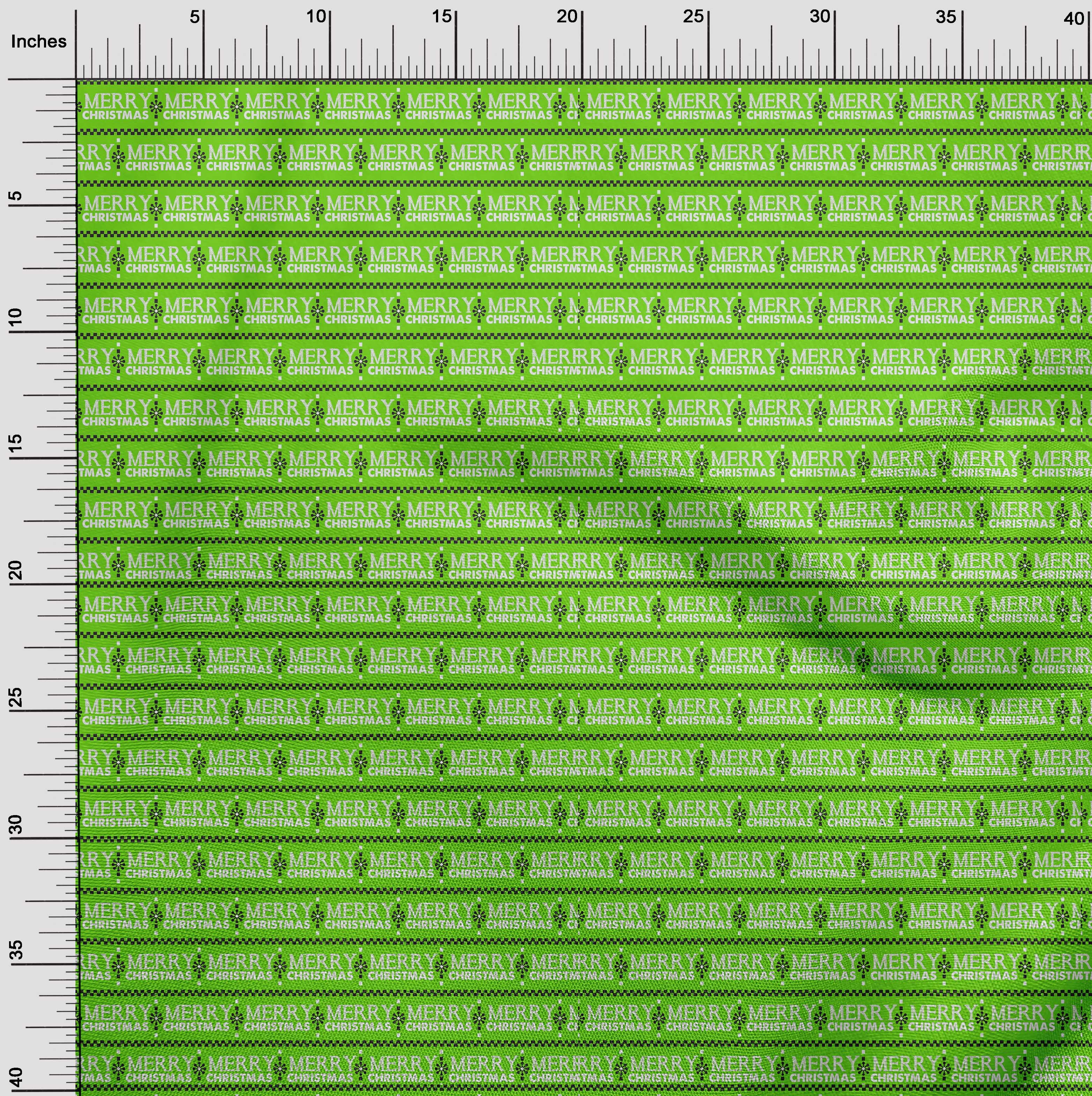 oneOone Polyester Spandex Light Green Fabric Merry Christmas Fabric For Sewing Printed Craft Fabric By The Yard 56 Inch Wide